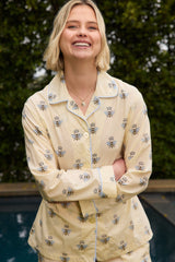 Queen Bee Luxe Pima Pajama - Honey