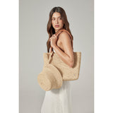 Raffia/Herringbone Hat Clip