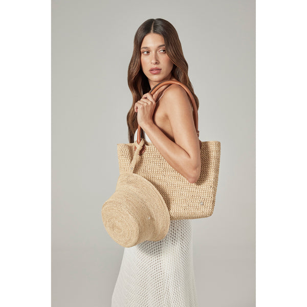 Raffia/Herringbone Hat Clip