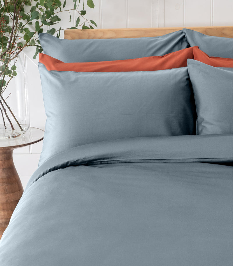 Sateen Plain Quilt Cover Set