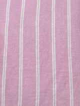 Heritage Stripe Pima Knit Capri Set - Pink