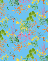 Hummingbird Silk Pajama