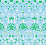 Tropicana Palm Pima Knit Pajama