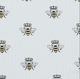 Queen Bee Blue Pima Knit Pajama