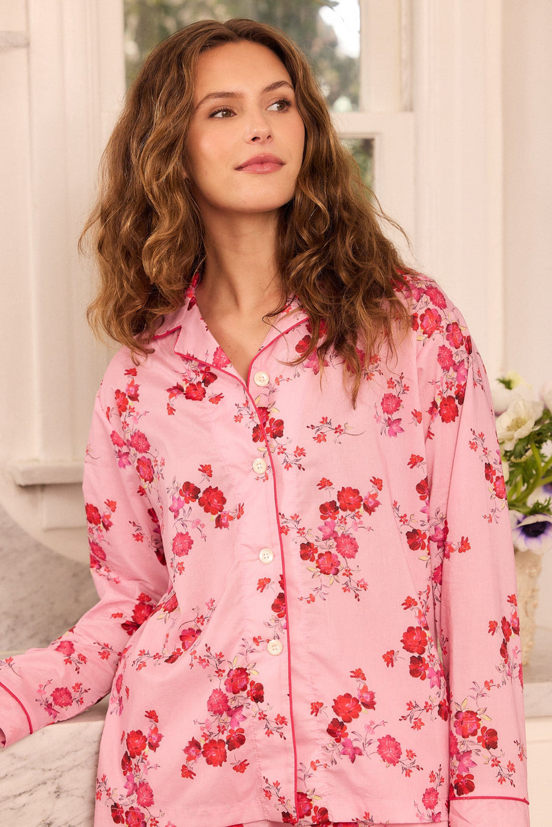 Sorbet Roses Voile Pajama
