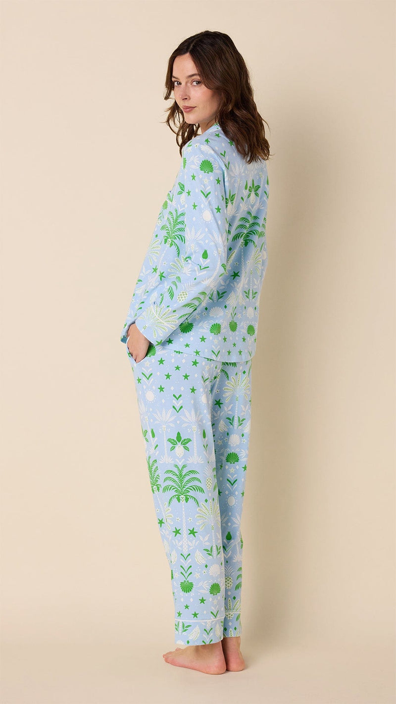 Tropicana Palm Pima Knit Pajama