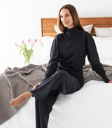 Waffle Throw - Silver Grey (Valued at $159)