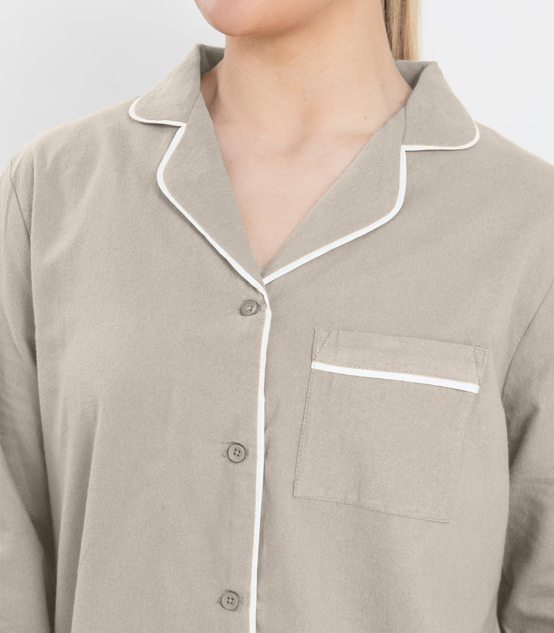 Flannelette Long PJ Set