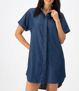 Denim Shirt Dress