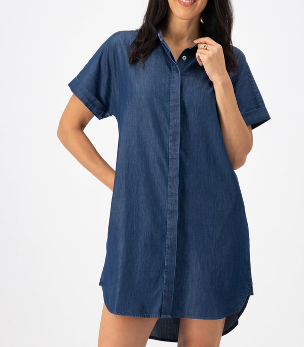 Denim Shirt Dress