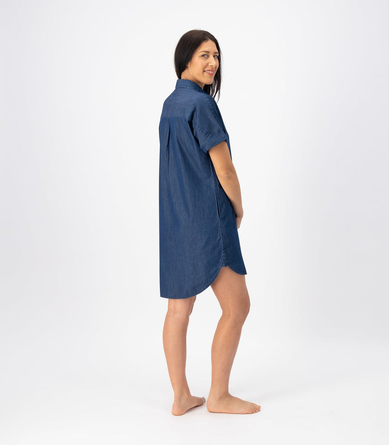 Denim Shirt Dress