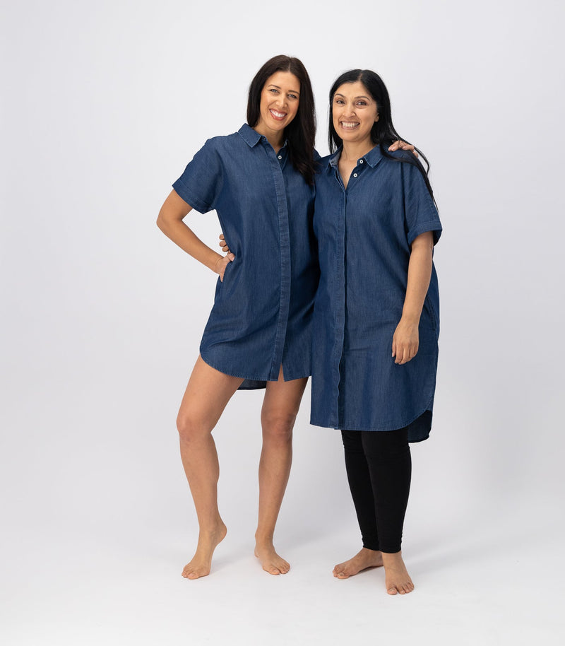 Denim Shirt Dress