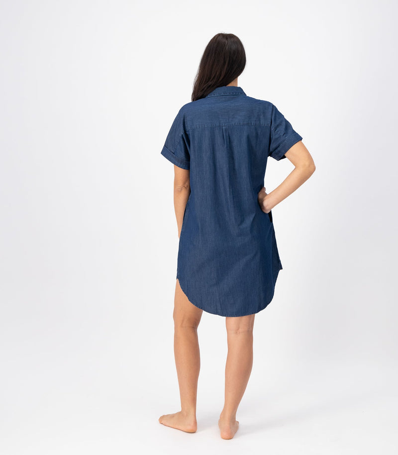 Denim Shirt Dress