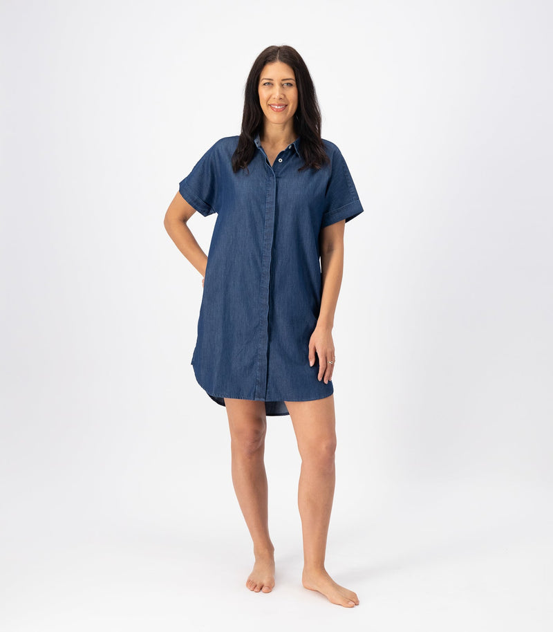 Denim Shirt Dress