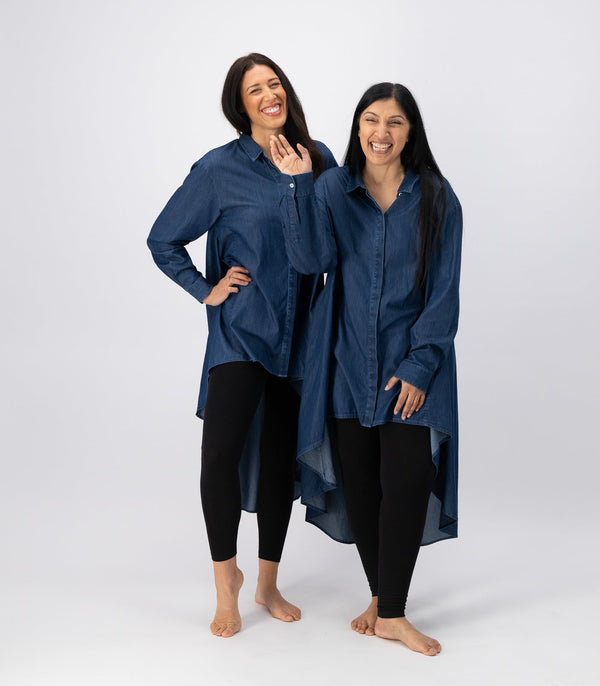 Denim Long Shirt