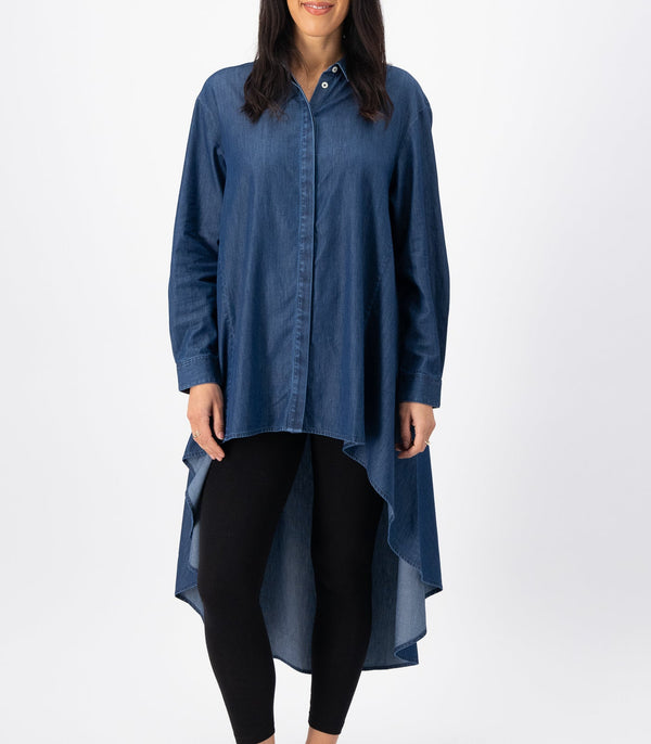 Denim Long Shirt