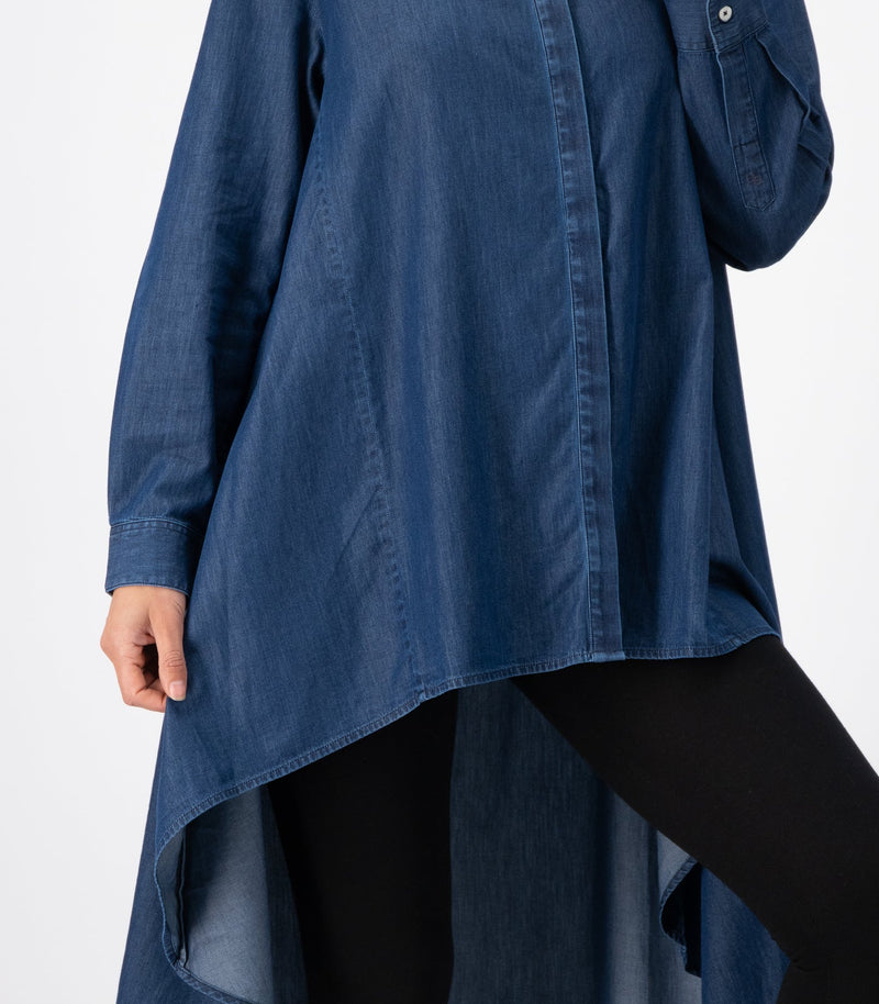 Denim Long Shirt